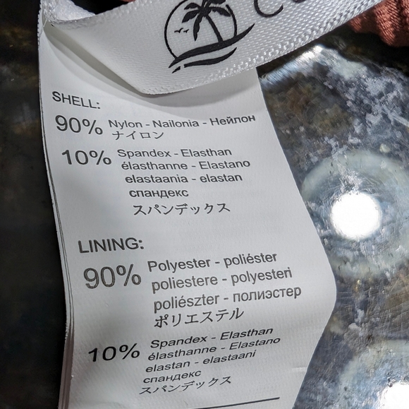 Womens One Piece Swimsuit Tan Cupshe Ribbed Padded - Picture 4 of 12